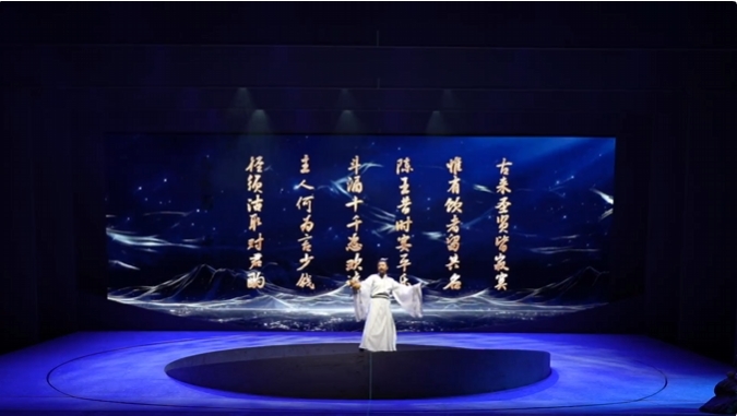 春節演出丨音樂劇《將進酒》駐場版春節期間將在江油大劇院連演四場，再現大唐頂流風華！
